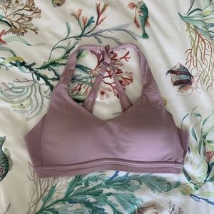 Lululemon 32B lavender padded sports bra